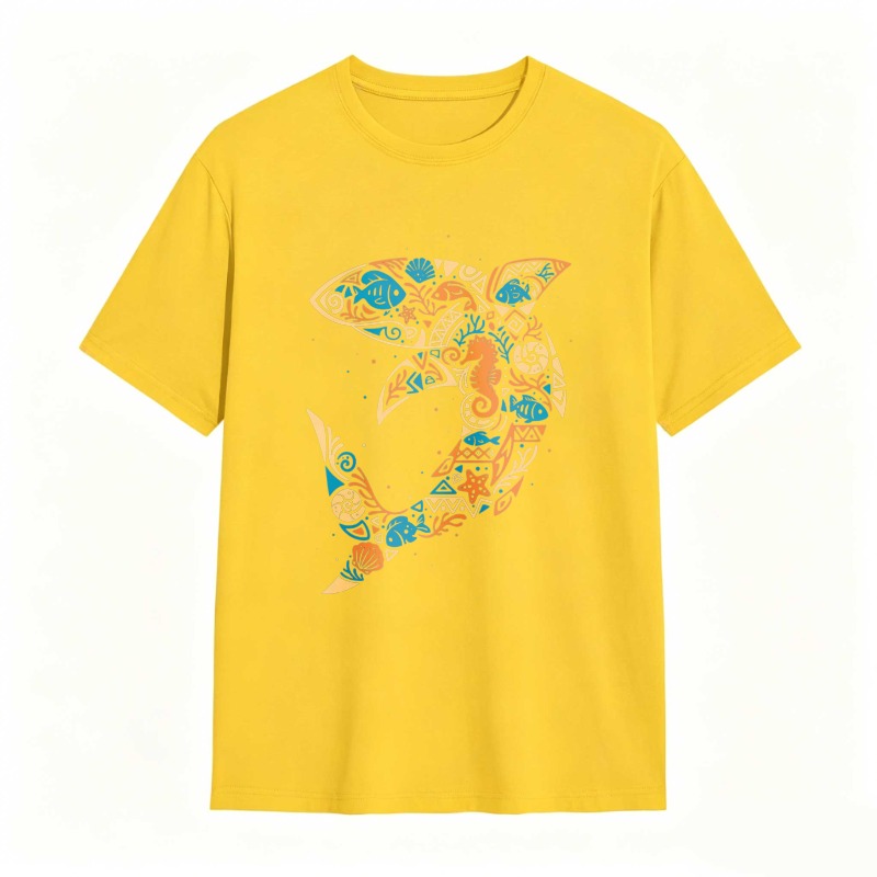 Sea Life Pattern Unisex Classic T-shirt
