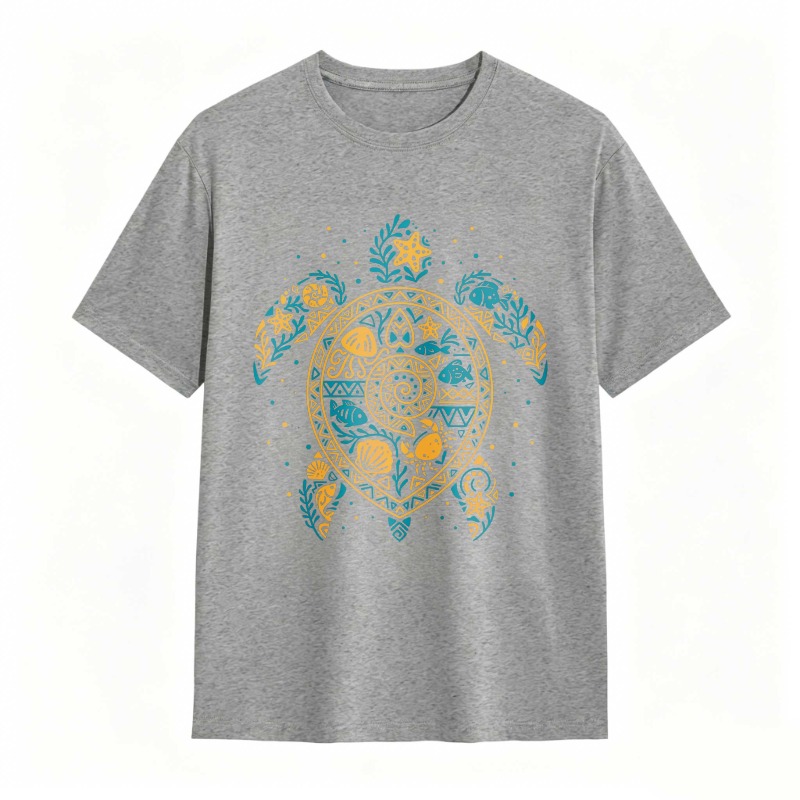 Turtle Mandala Pattern Unisex Classic T-shirt