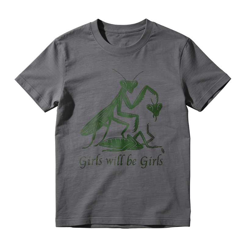 Praying Mantis Eating Male Partner Girls Will Be Girls Unisex Classic T-shirt