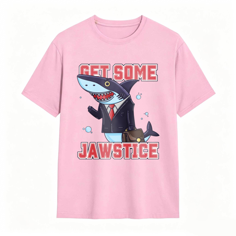 Shark In Suit Get Some Jawstice Unisex Classic T-shirt