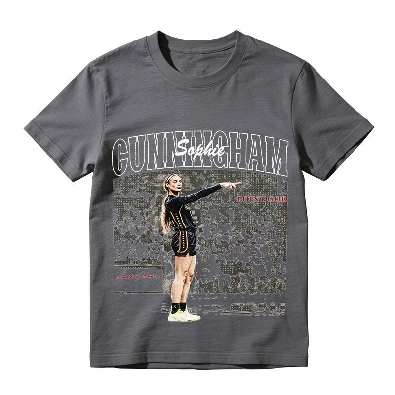 Classic Sophie Cunningham Basketball Graphic Tee, Vintage Cotton T-Shirt