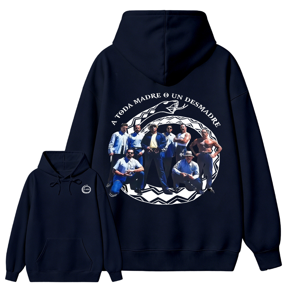 "A Toda Madre O Un Desmadre"- Vintage Chicano Homies Hoodie
