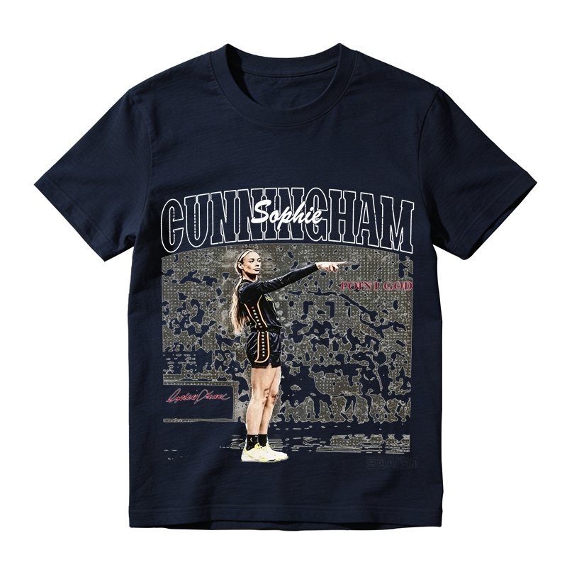 Classic Sophie Cunningham Basketball Graphic Tee, Vintage Cotton T-Shirt