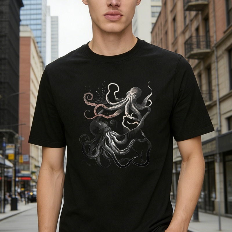 Octopus Art Design Unisex Classic T-shirt