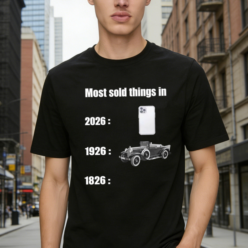 Most Sold Things In 2026 1926 1826 Funny Historical Comparison Graphic Unisex Classic T-shirt