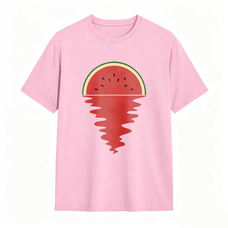 Watermelon Slice With Melting Effect Unisex Classic T-shirt