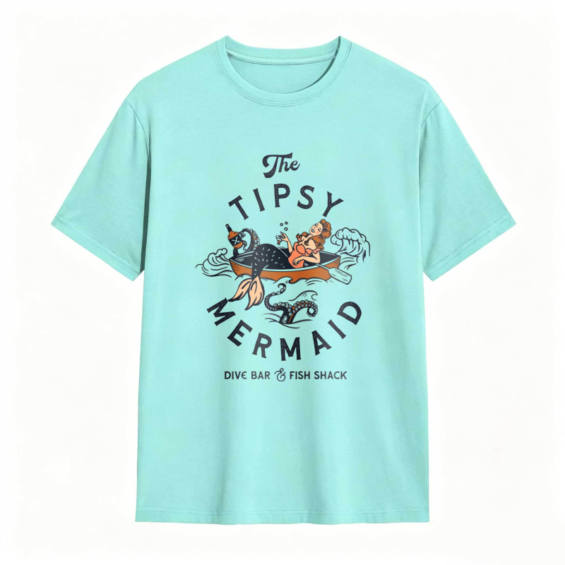 The Tipsy Mermaid Dive Bar And Fish Shack Unisex Classic T-shirt
