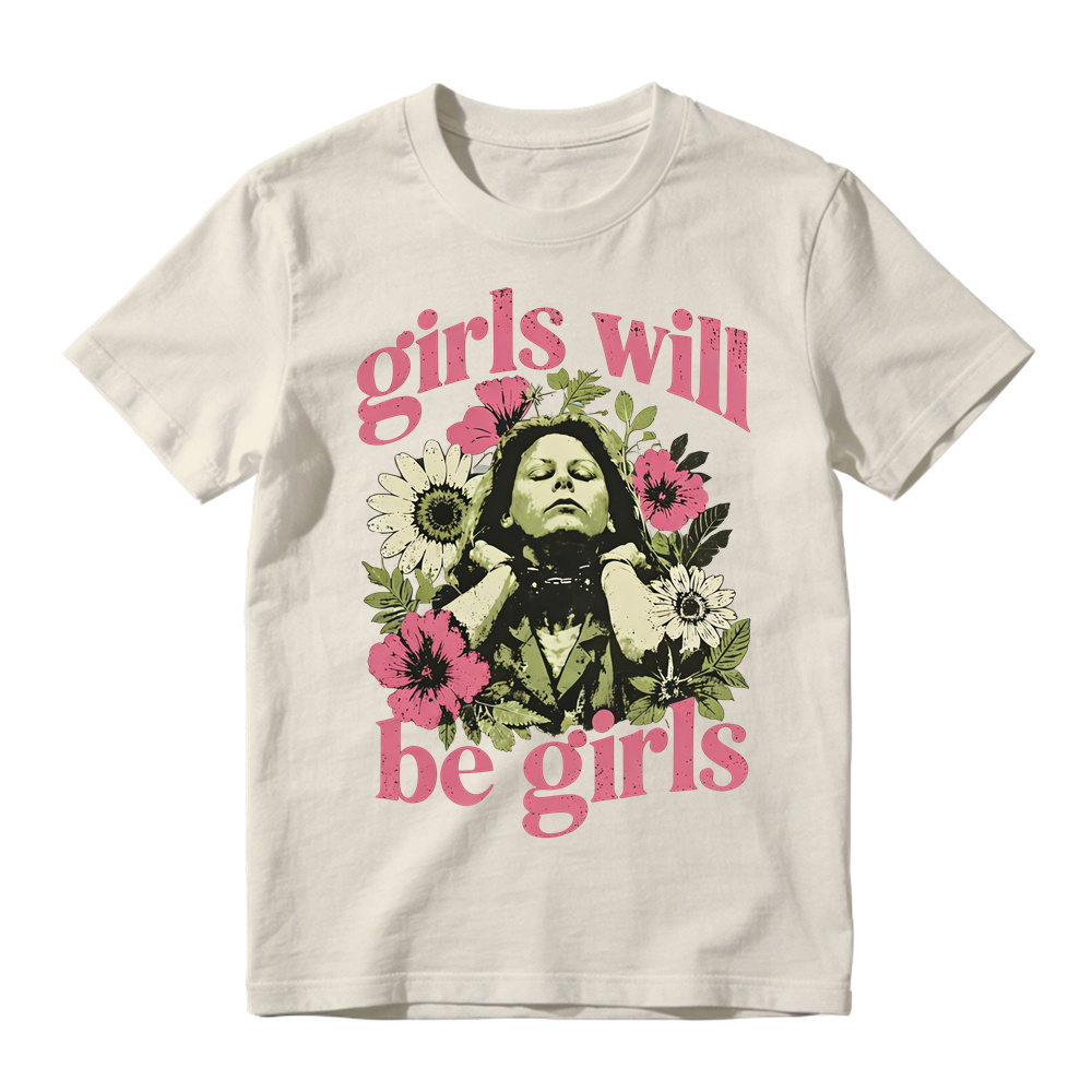 Aileen Wuornos Vintage T-Shirt,Girls Will Be Girls Graphic Tee,Feminist True Crime Tee