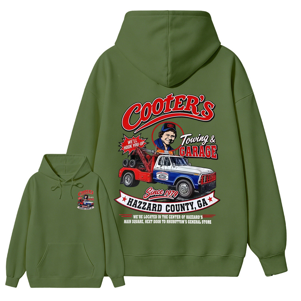 Cooter's Towing Dukes of Hazzard Movie Hoodie