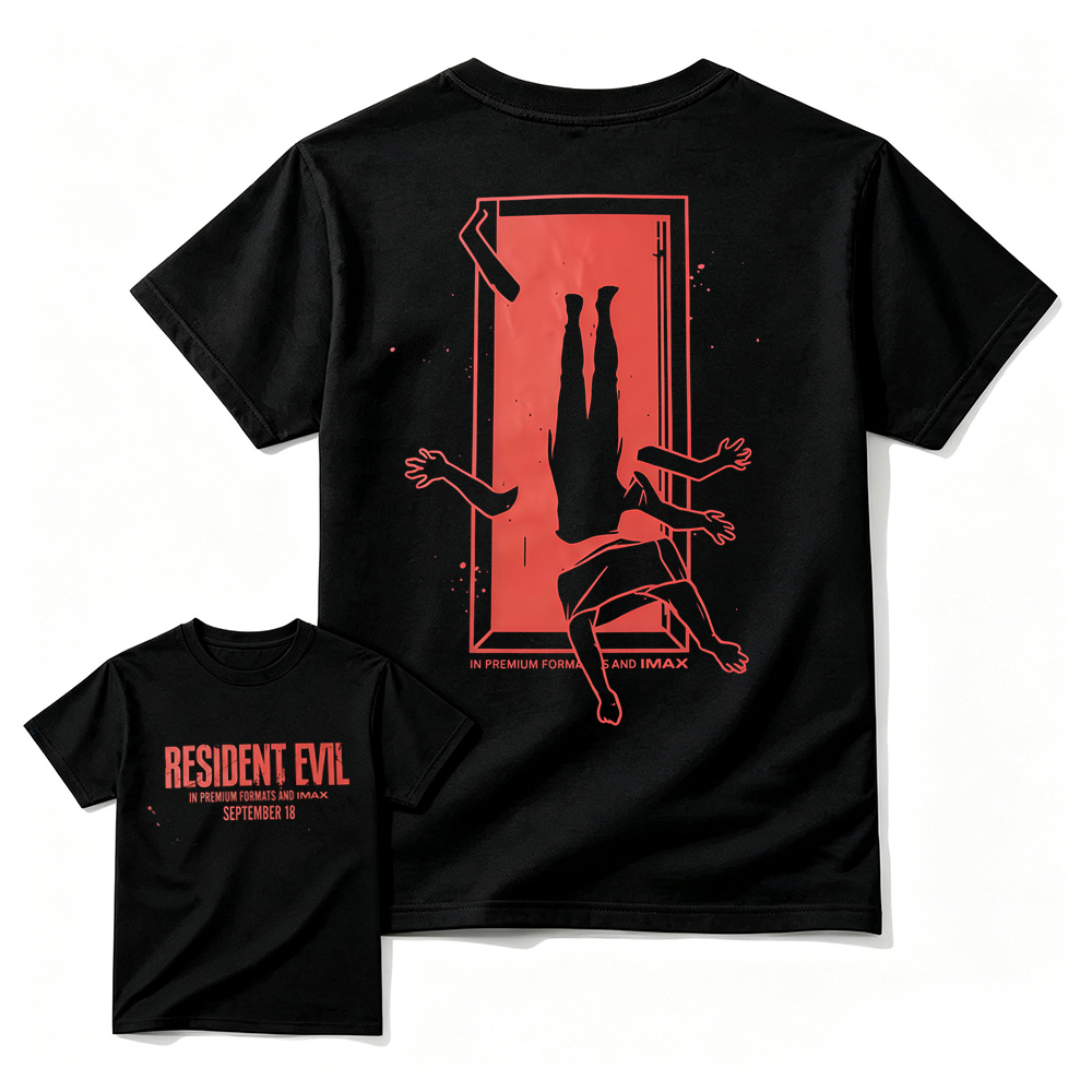 R3s1d3nt 3v1l IMAX Movie Graphic T-Shirt, Sci-Fi Horror Fan Tee