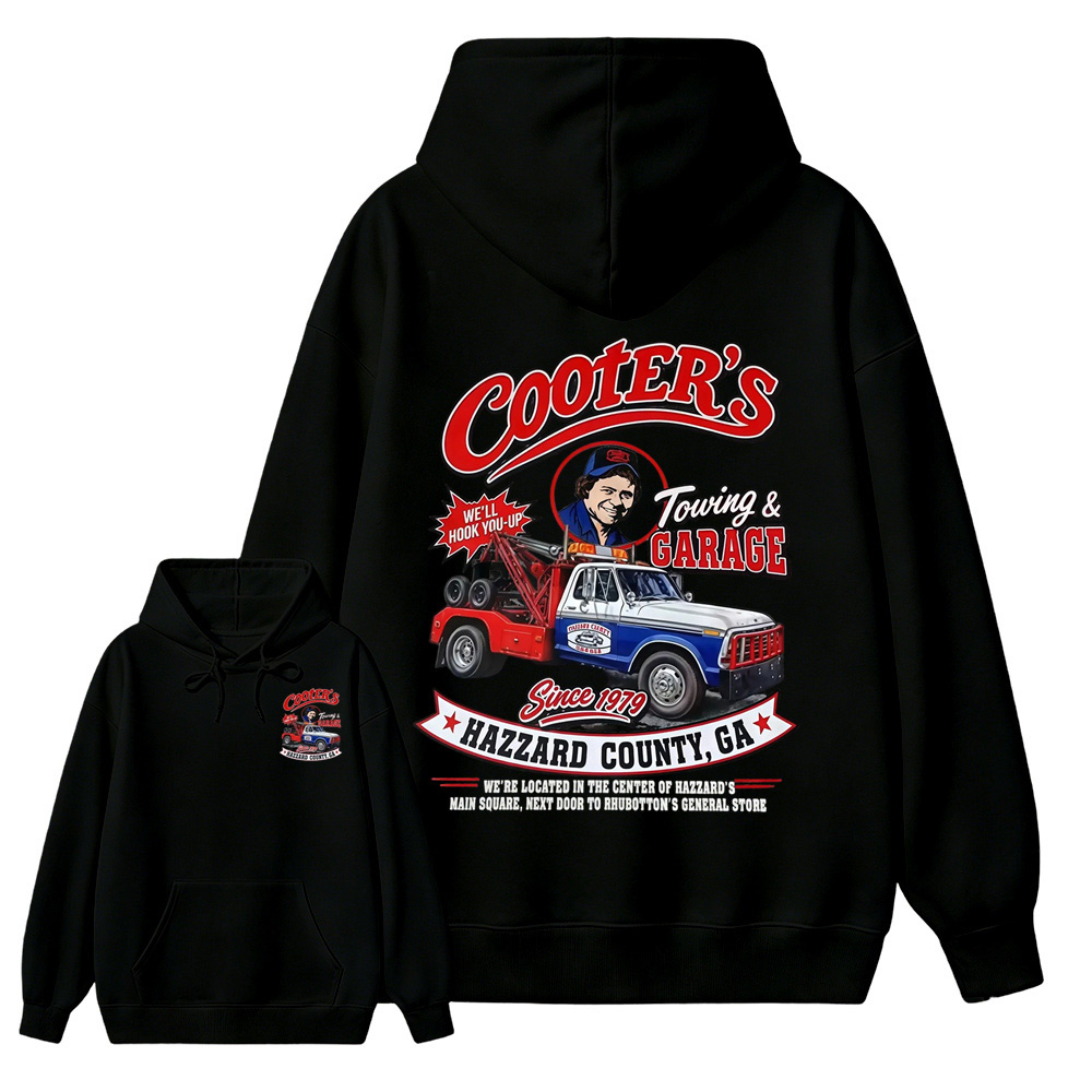 Cooter's Towing Dukes of Hazzard Movie Hoodie