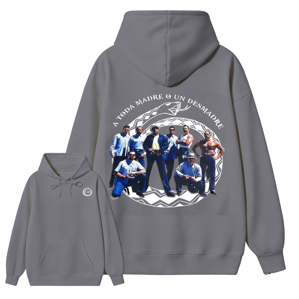 "A Toda Madre O Un Desmadre"- Vintage Chicano Homies Hoodie