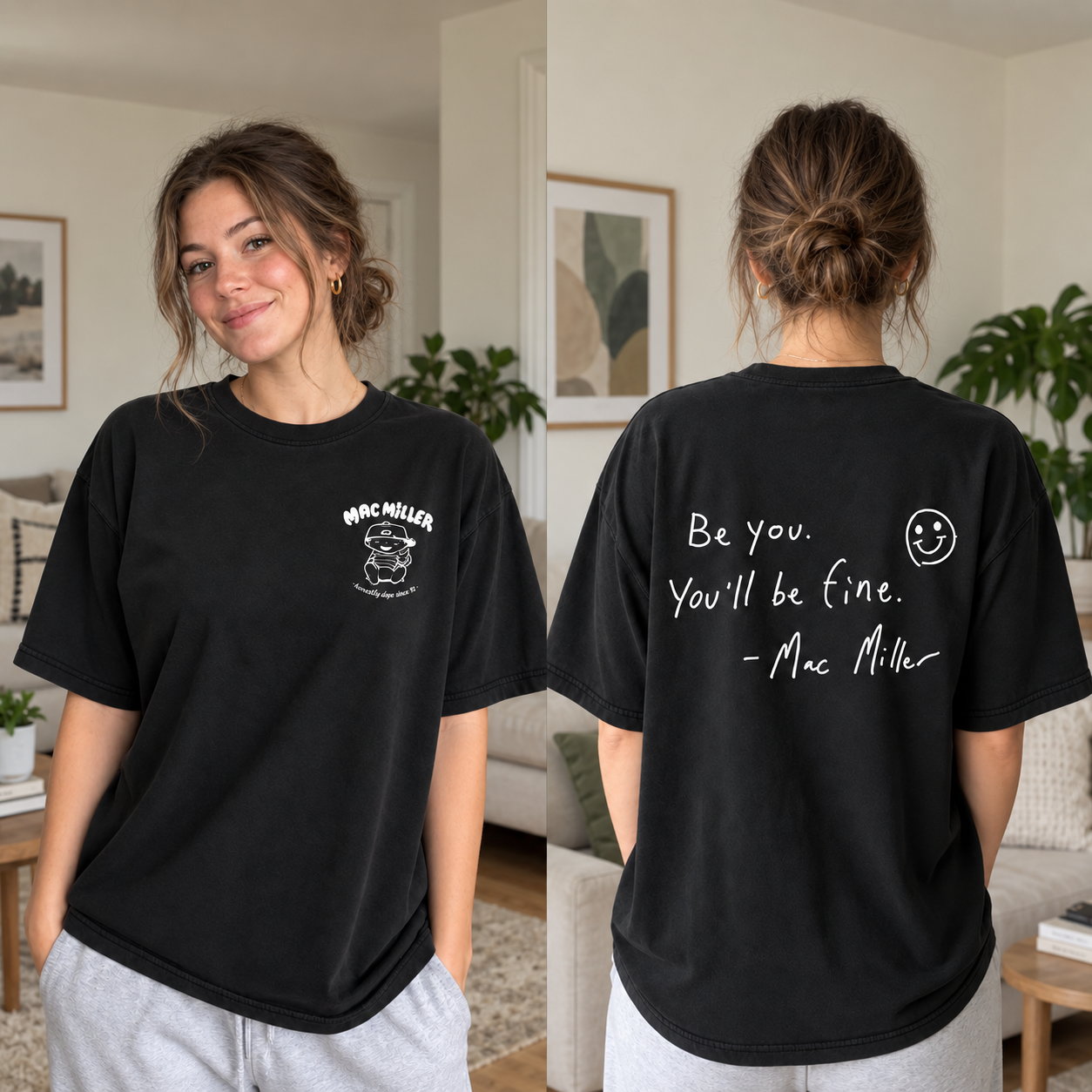 Mac Miller Quote Vintage Hip Hop Rap T-Shirt