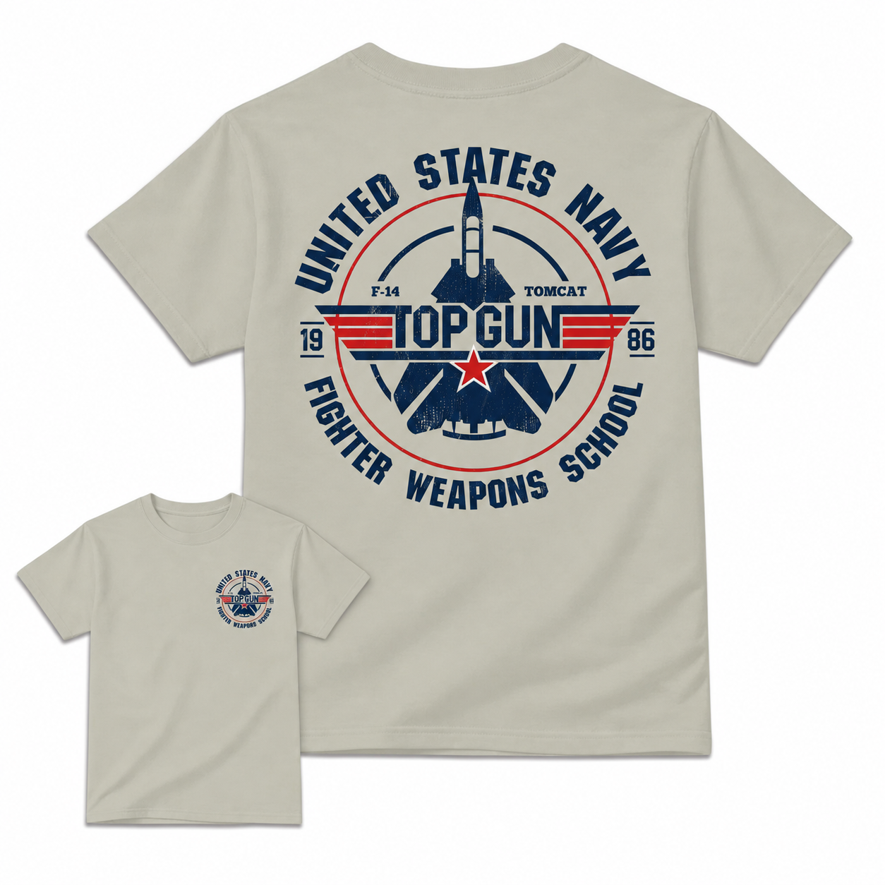 T0p Gun Vintage 80s Fighter Pilot Graphic Tee, Retro Military Aviation T-Shirt, Navy Fighter Jet Unisex Cotton Shirt