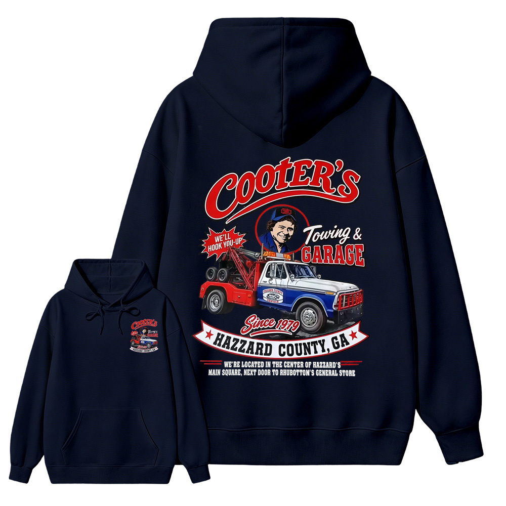 Cooter's Towing Dukes of Hazzard Movie Hoodie