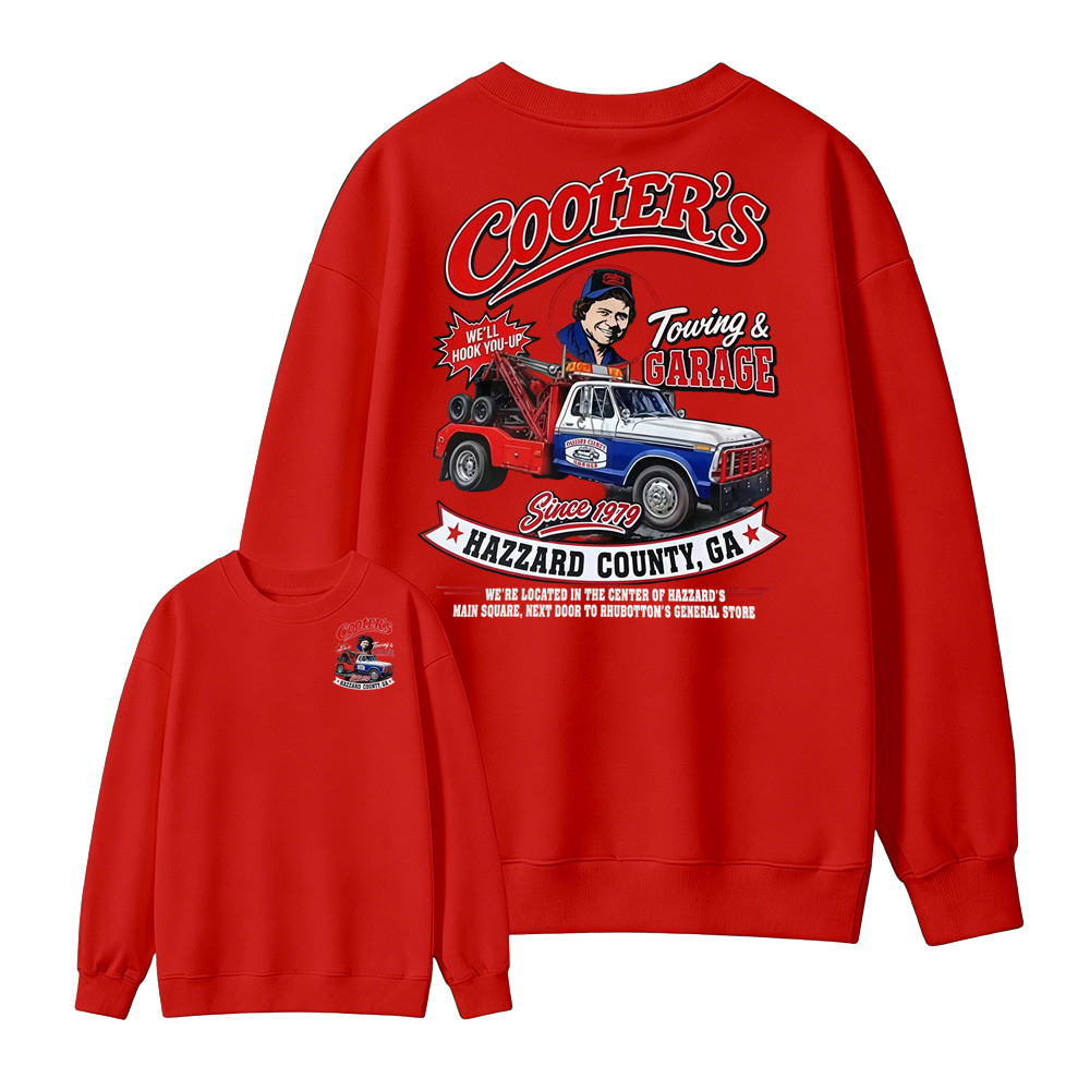 Cooter's Towing Dukes of Hazzard Movie Sweatshirt