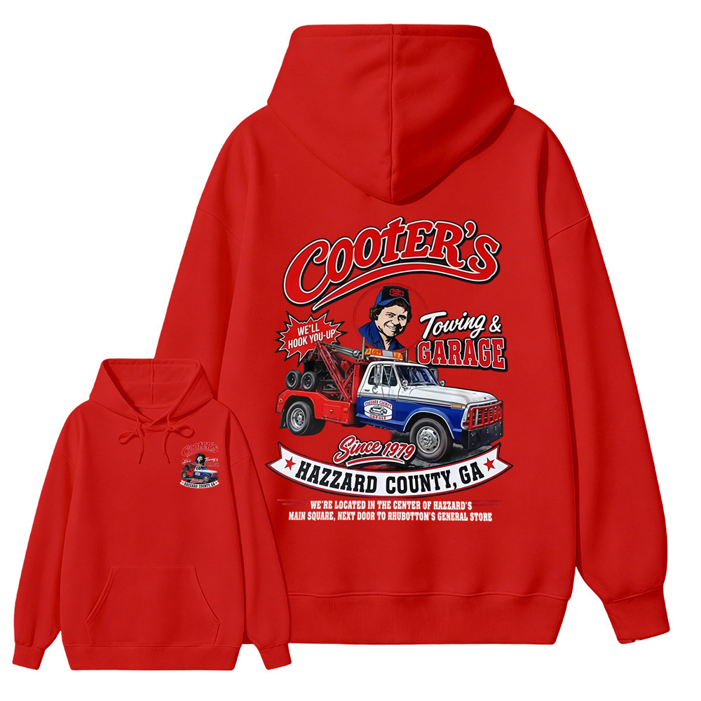 Cooter's Towing Dukes of Hazzard Movie Hoodie