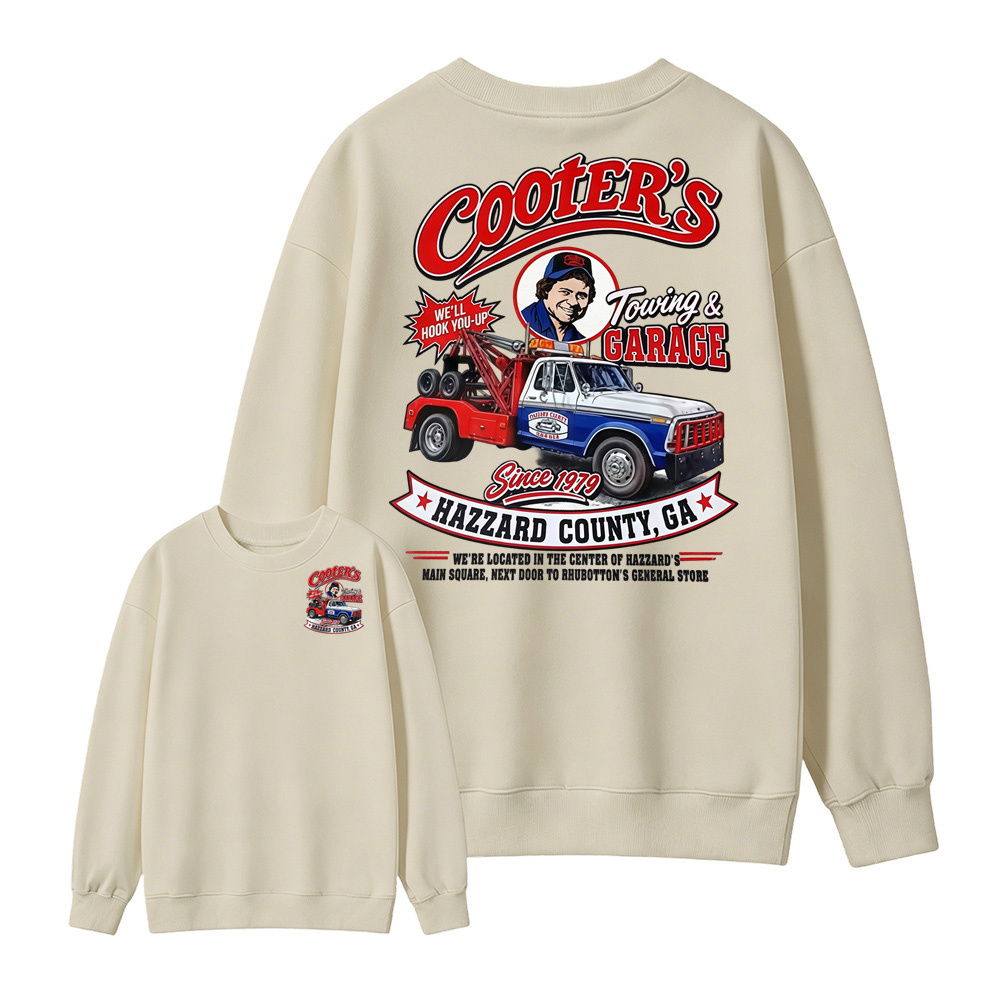 Cooter's Towing Dukes of Hazzard Movie Sweatshirt