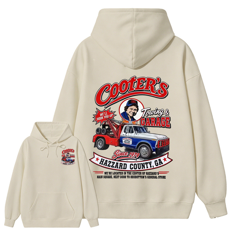 Cooter's Towing Dukes of Hazzard Movie Hoodie