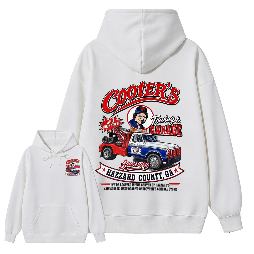 Cooter's Towing Dukes of Hazzard Movie Hoodie