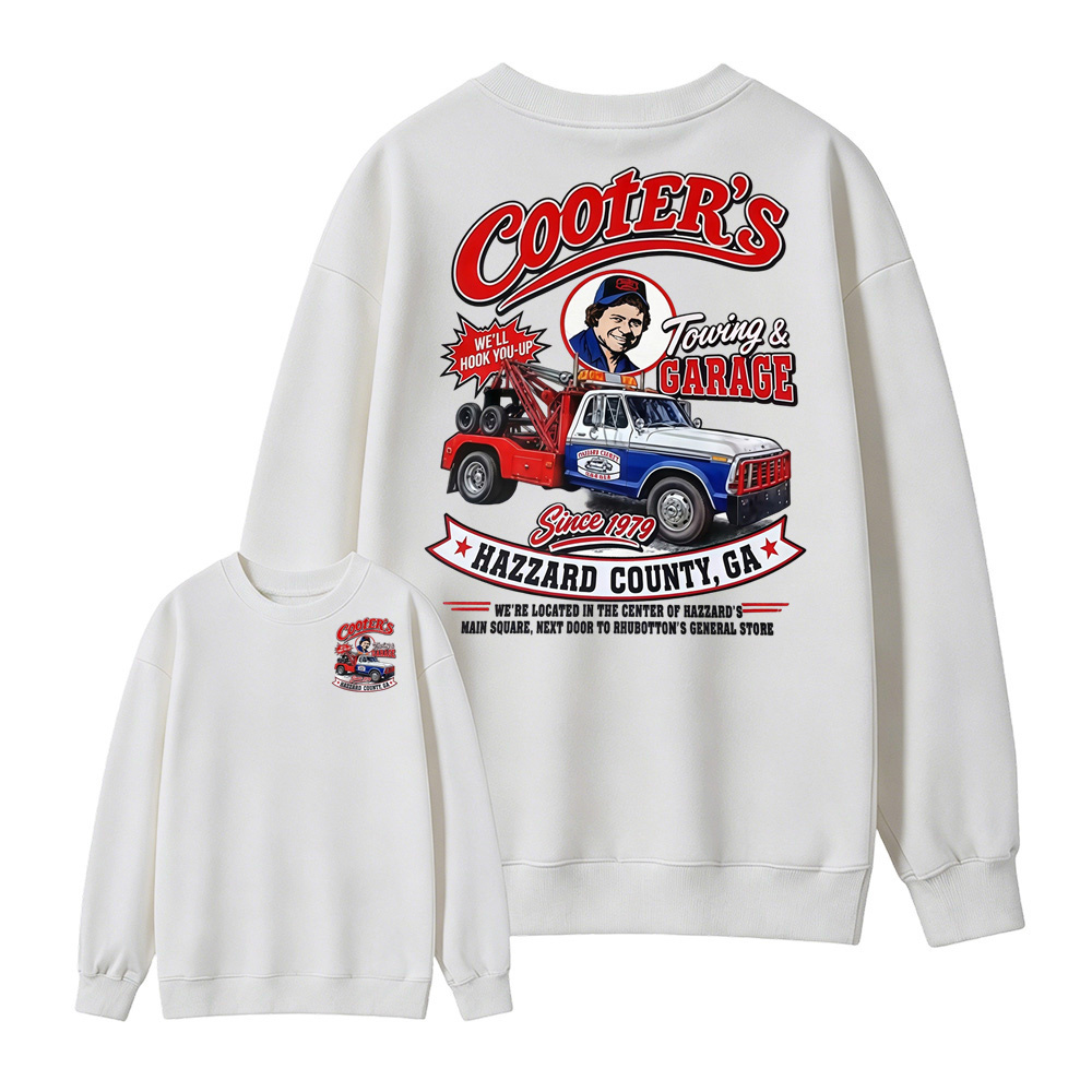 Cooter's Towing Dukes of Hazzard Movie Sweatshirt
