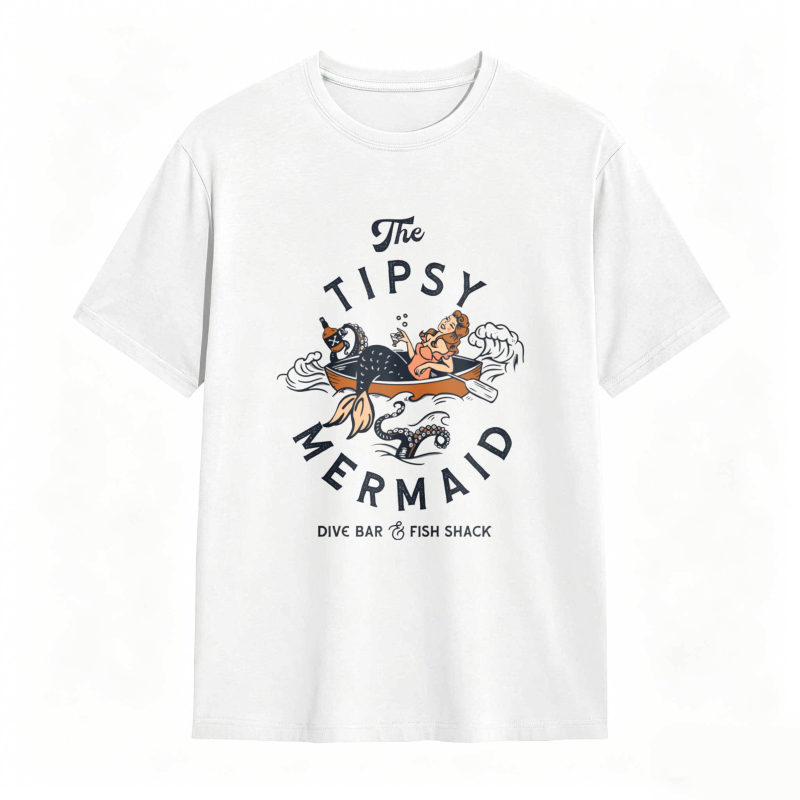The Tipsy Mermaid Dive Bar And Fish Shack Unisex Classic T-shirt