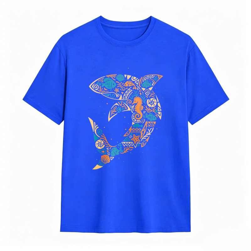 Sea Life Pattern Unisex Classic T-shirt