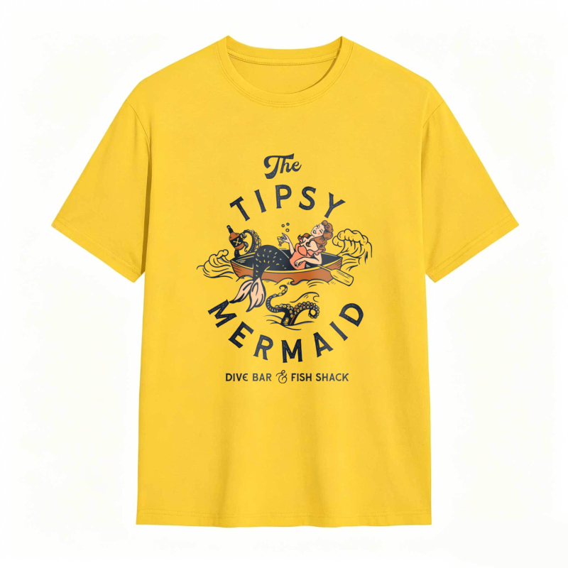 The Tipsy Mermaid Dive Bar And Fish Shack Unisex Classic T-shirt