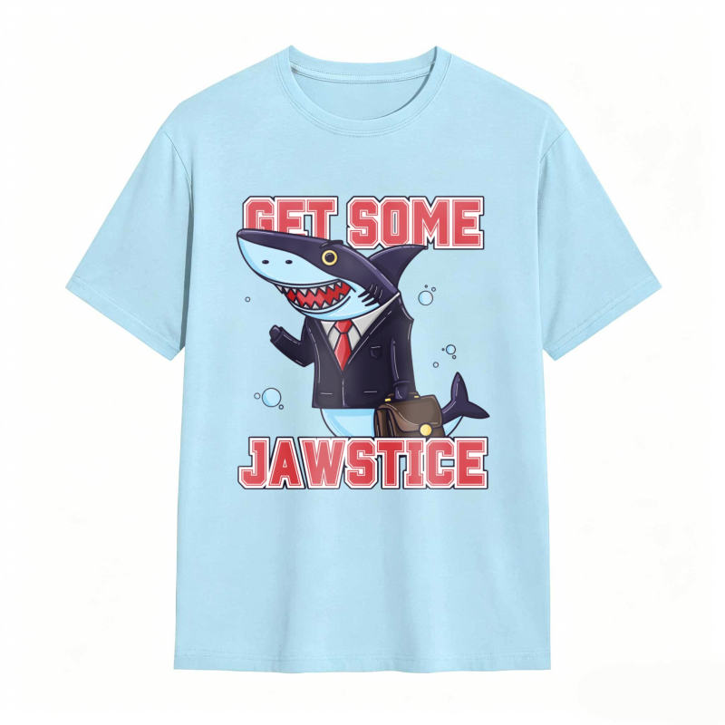 Shark In Suit Get Some Jawstice Unisex Classic T-shirt