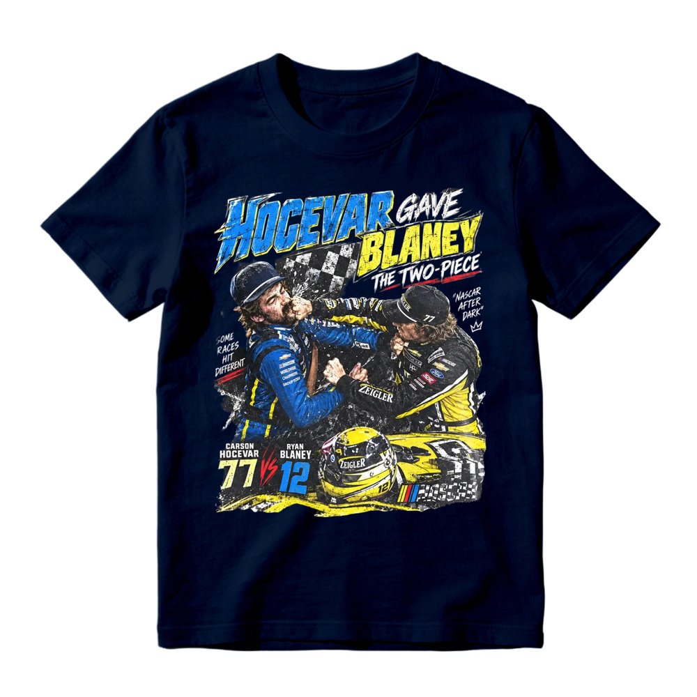 Ryan Blaney vs Carson Hocevar Shirt, Carson Hocevar Ryan Blaney Fight Sweatshirt, Racing Graphic Tee