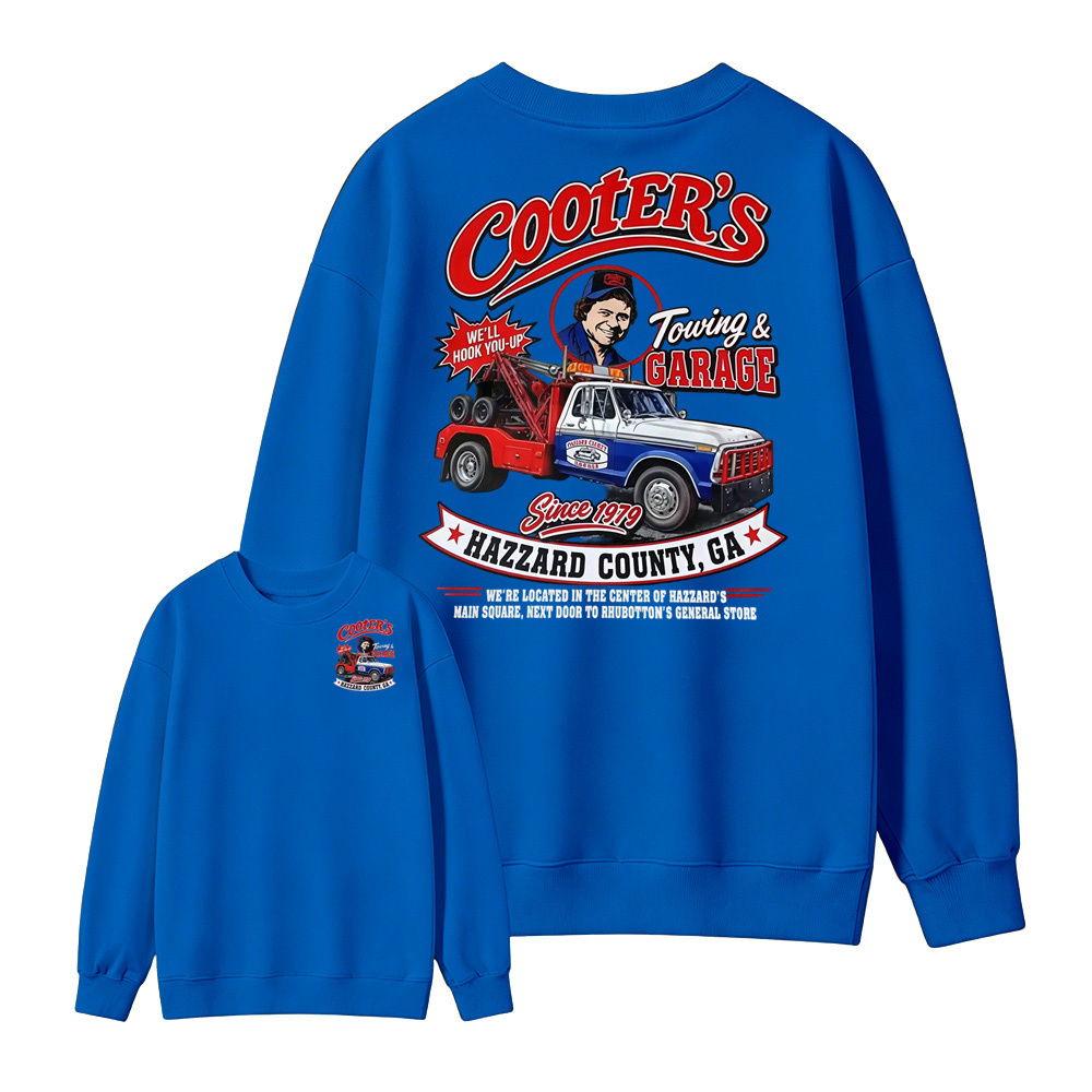 Cooter's Towing Dukes of Hazzard Movie Sweatshirt