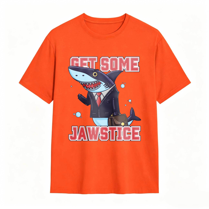 Shark In Suit Get Some Jawstice Unisex Classic T-shirt