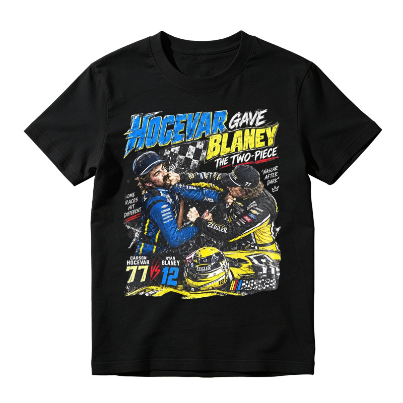 Ryan Blaney vs Carson Hocevar Shirt, Carson Hocevar Ryan Blaney Fight Sweatshirt, Racing Graphic Tee