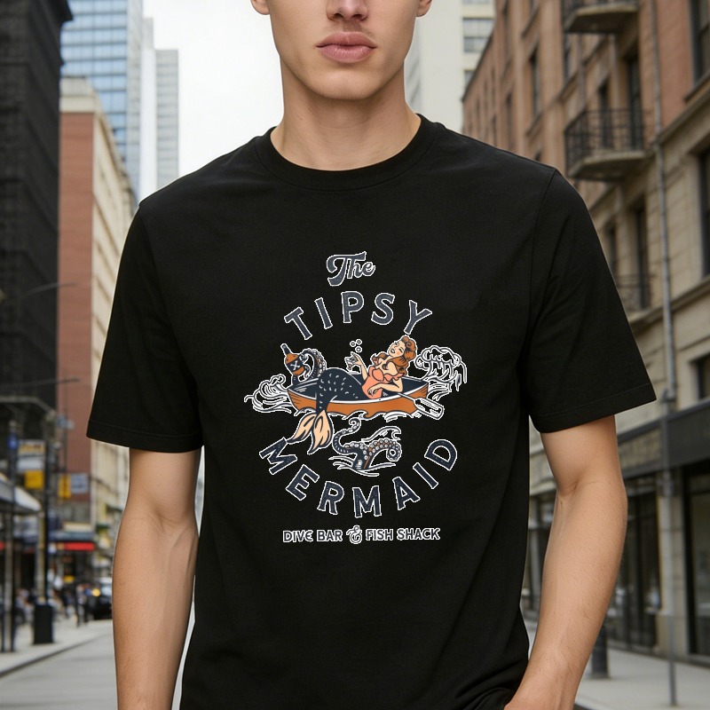 The Tipsy Mermaid Dive Bar And Fish Shack Unisex Classic T-shirt