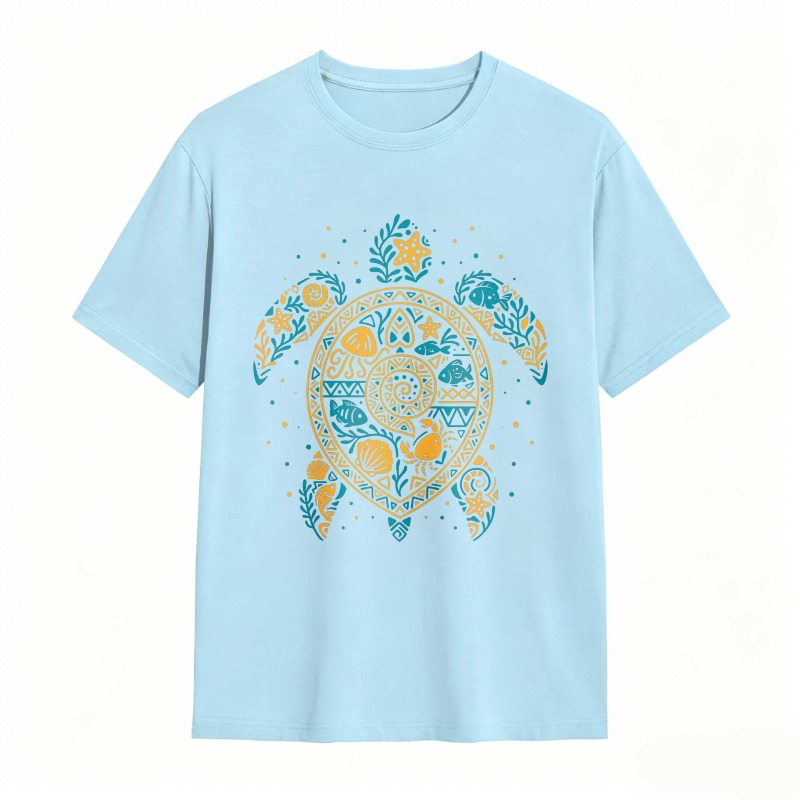 Turtle Mandala Pattern Unisex Classic T-shirt