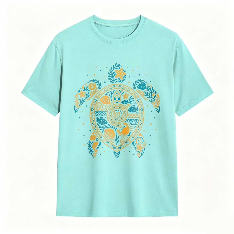 Turtle Mandala Pattern Unisex Classic T-shirt