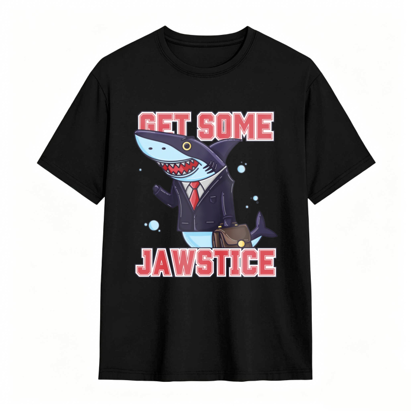 Shark In Suit Get Some Jawstice Unisex Classic T-shirt