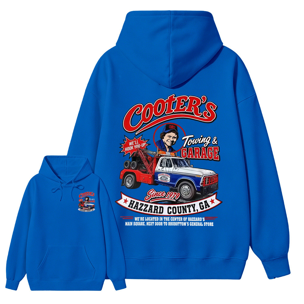 Cooter's Towing Dukes of Hazzard Movie Hoodie