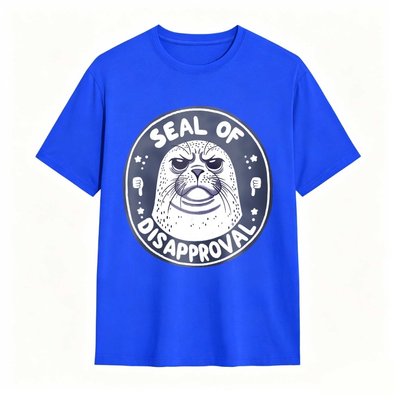 Seal Of Disapproval Animal Graphic Unisex Classic T-shirt