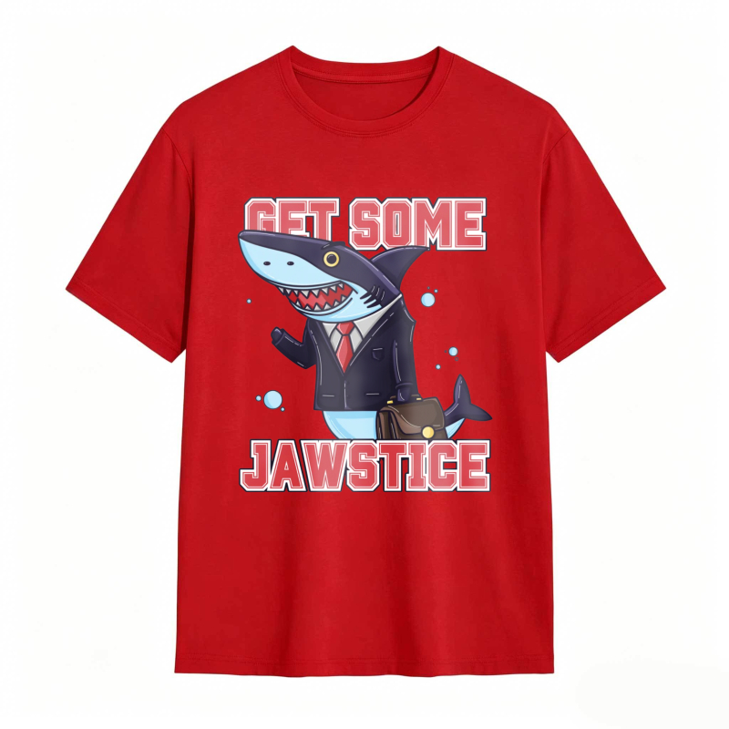 Shark In Suit Get Some Jawstice Unisex Classic T-shirt