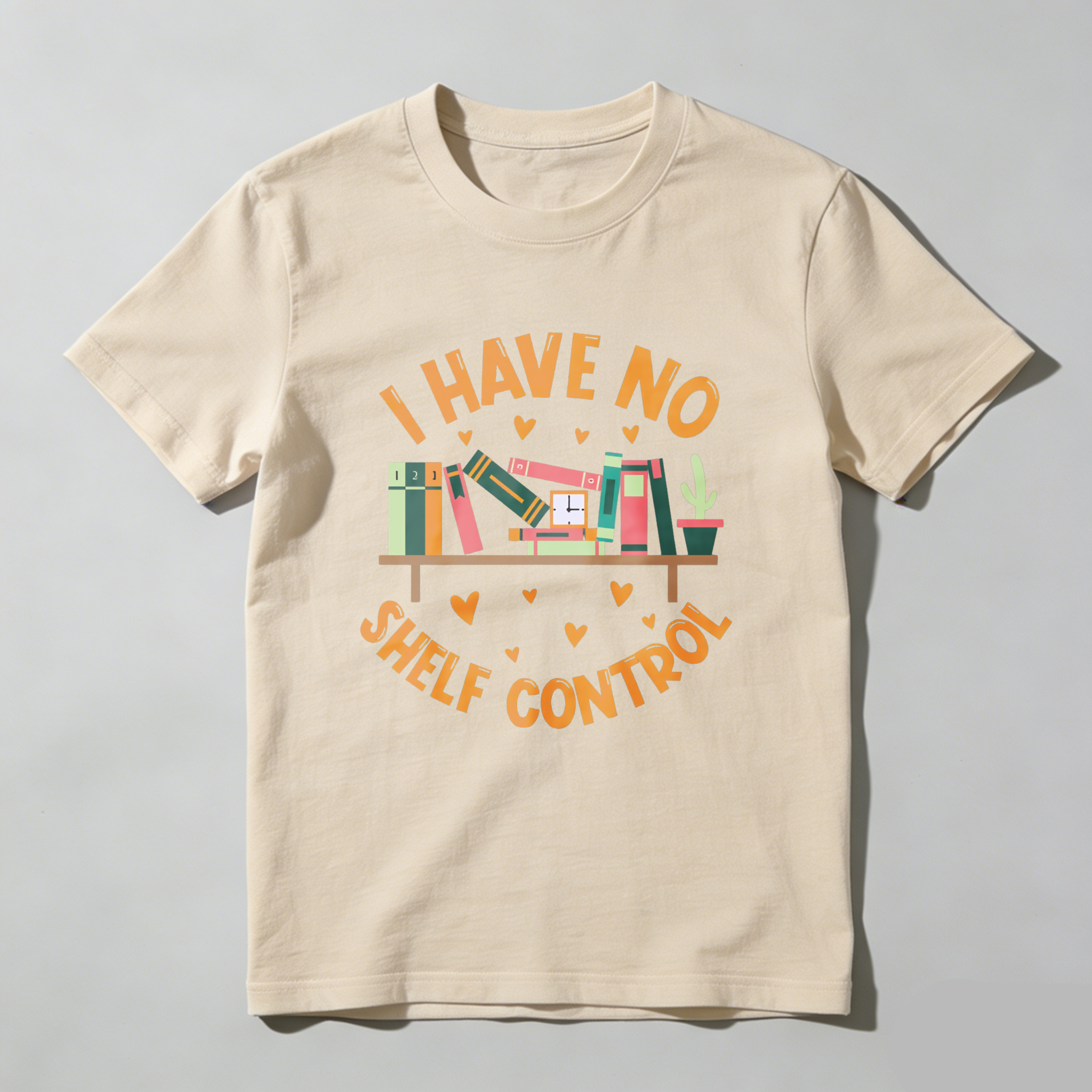 Wardrobecart I Have No Shelf Control Tshirt