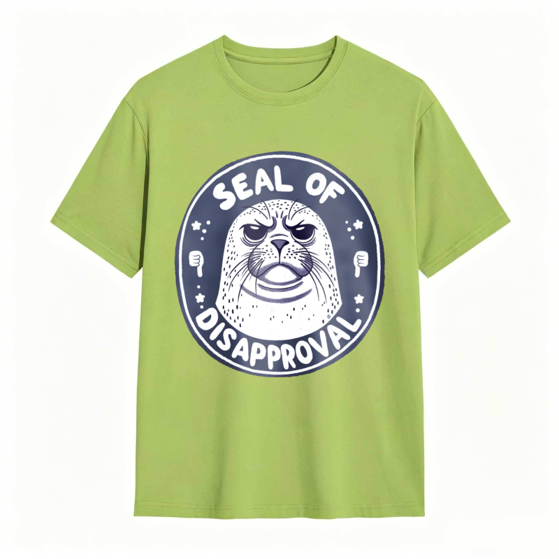 Seal Of Disapproval Animal Graphic Unisex Classic T-shirt