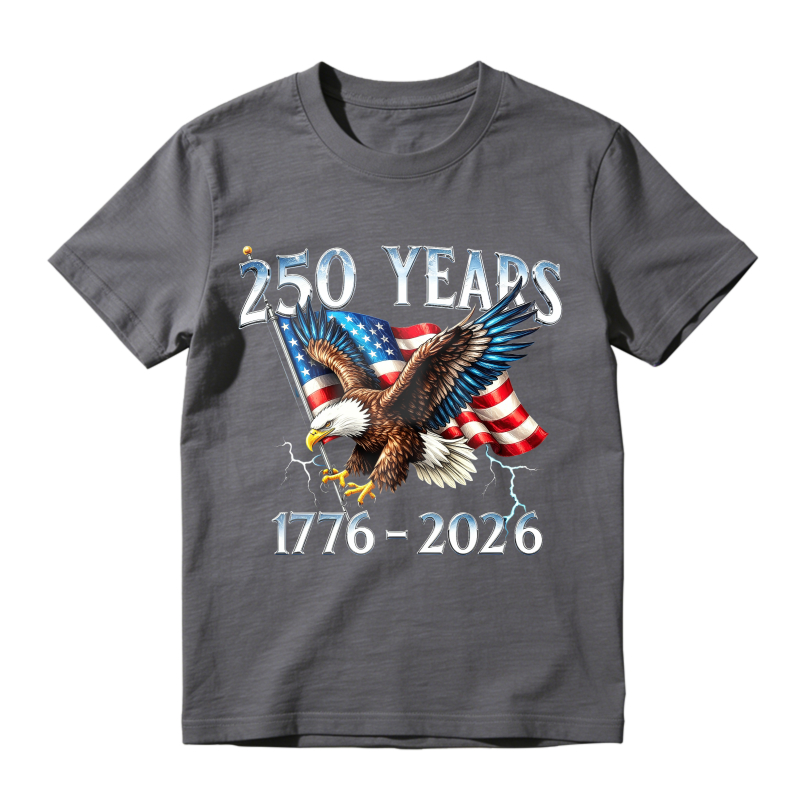 American Eagle And Flag 250 Years 1776 2026 Unisex Classic T-shirt