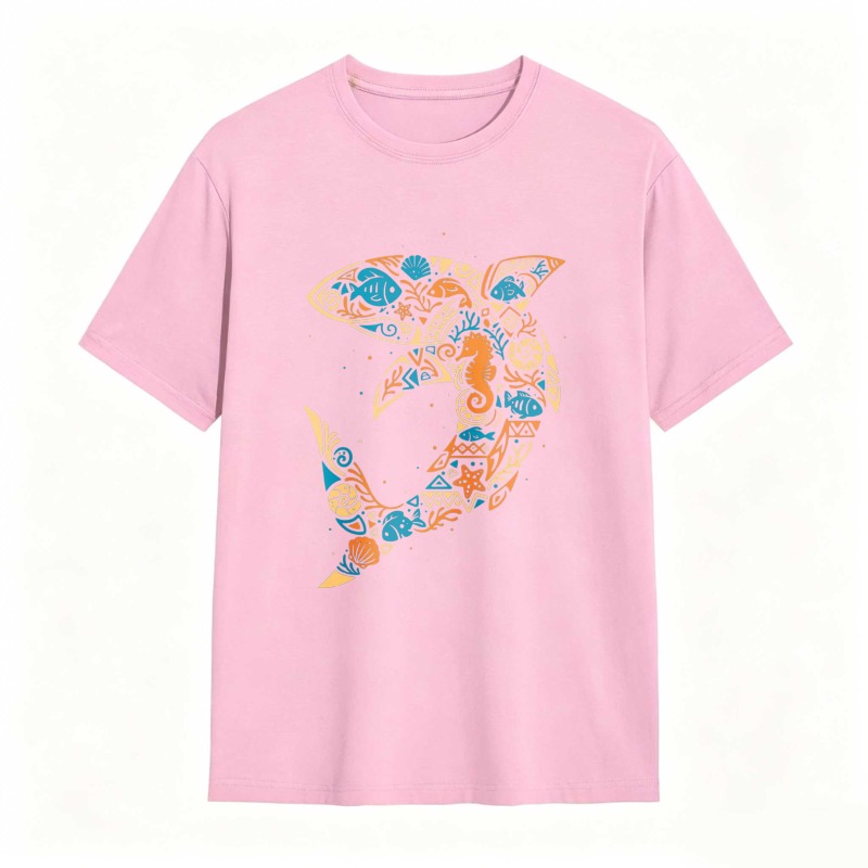 Sea Life Pattern Unisex Classic T-shirt