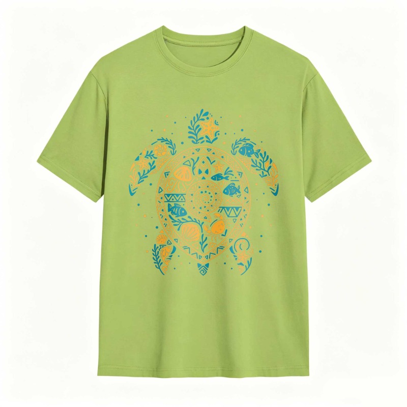 Turtle Mandala Pattern Unisex Classic T-shirt