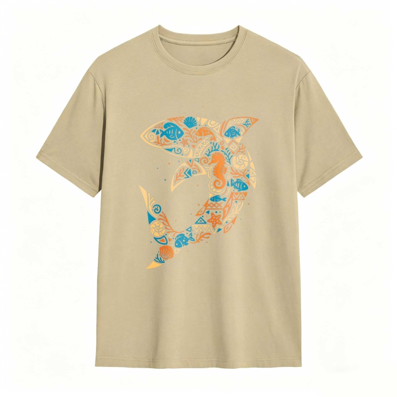 Sea Life Pattern Unisex Classic T-shirt