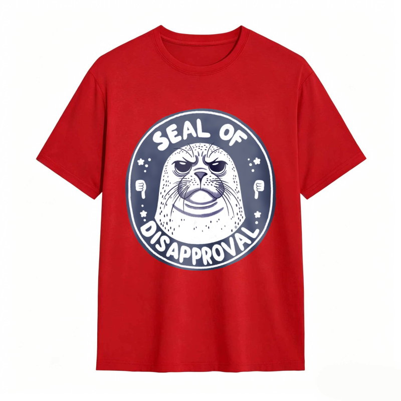 Seal Of Disapproval Animal Graphic Unisex Classic T-shirt