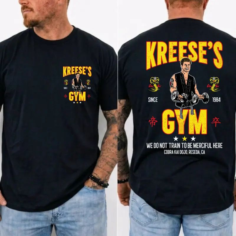 1984 Retro Karate Sensei "No Mercy" Movie T-Shirt