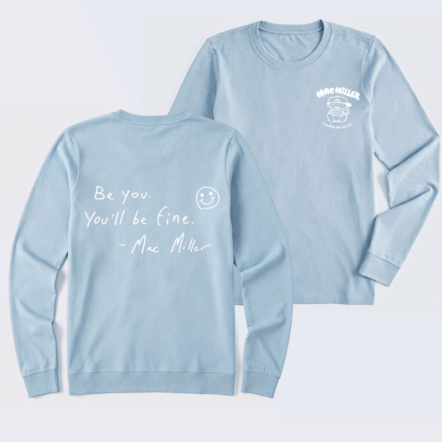 Mac Mi1ler Quote Vintage Hip Hop Rap Long Sleeve T-Shirt