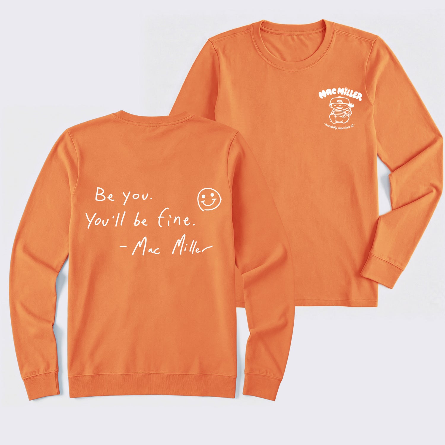 Mac Mi1ler Quote Vintage Hip Hop Rap Long Sleeve T-Shirt